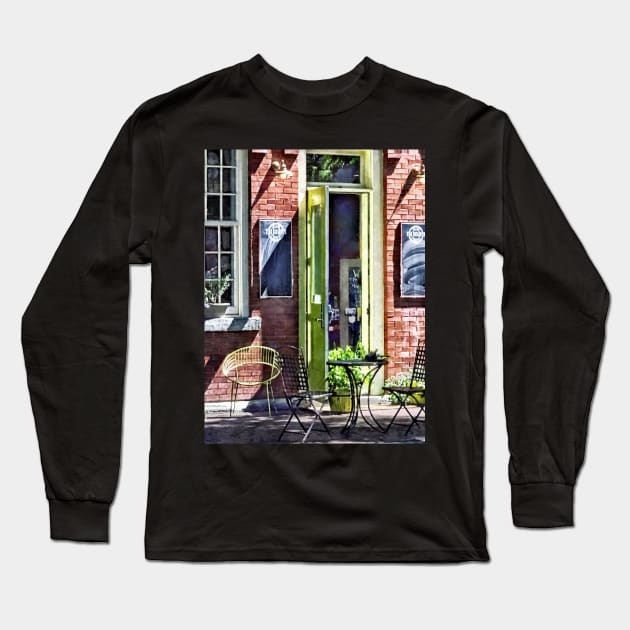 Corning NY - Restaurant on Market Street Long Sleeve T-Shirt by SusanSavad